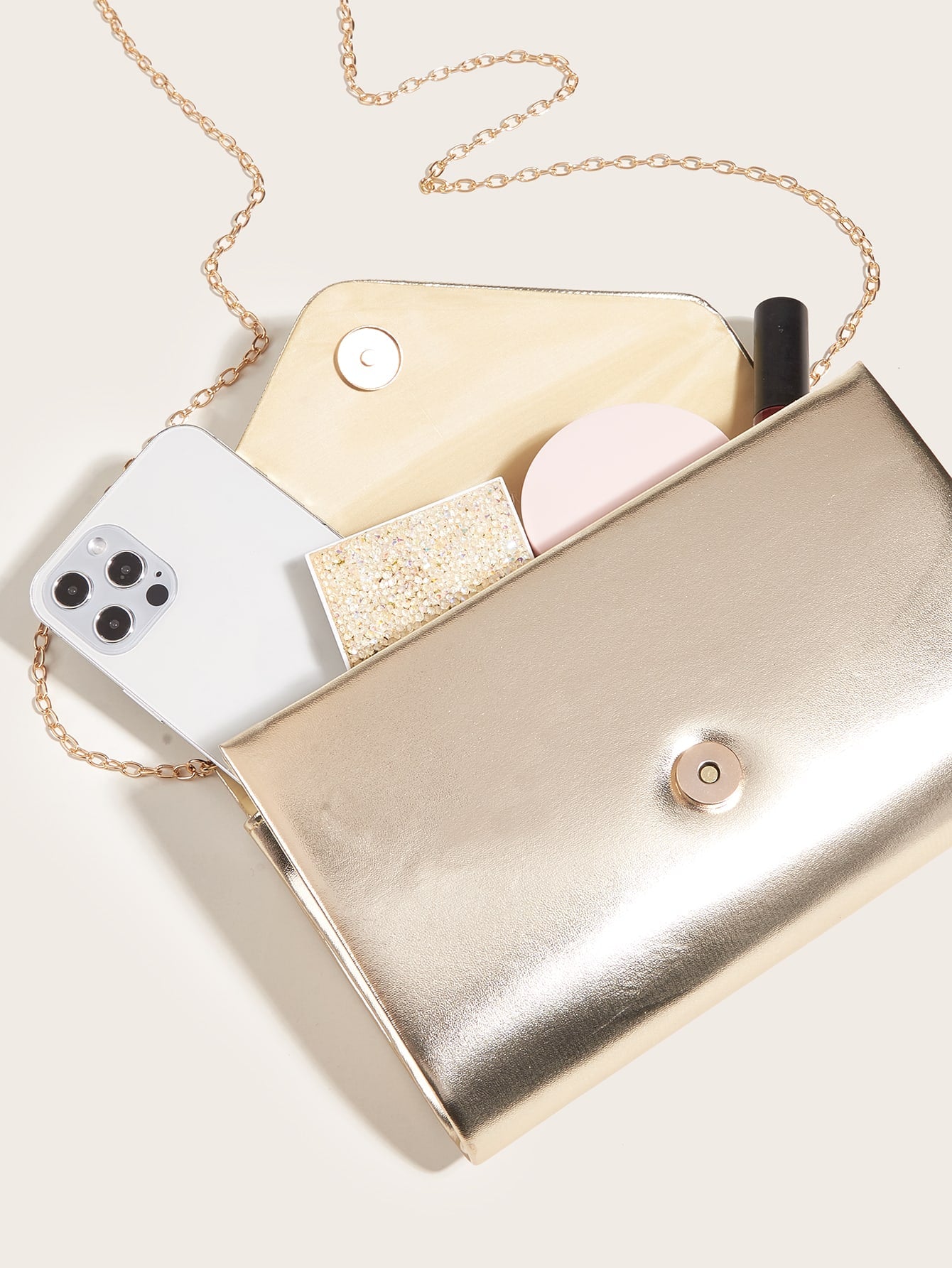 Guld Clutch - Selskabstaske