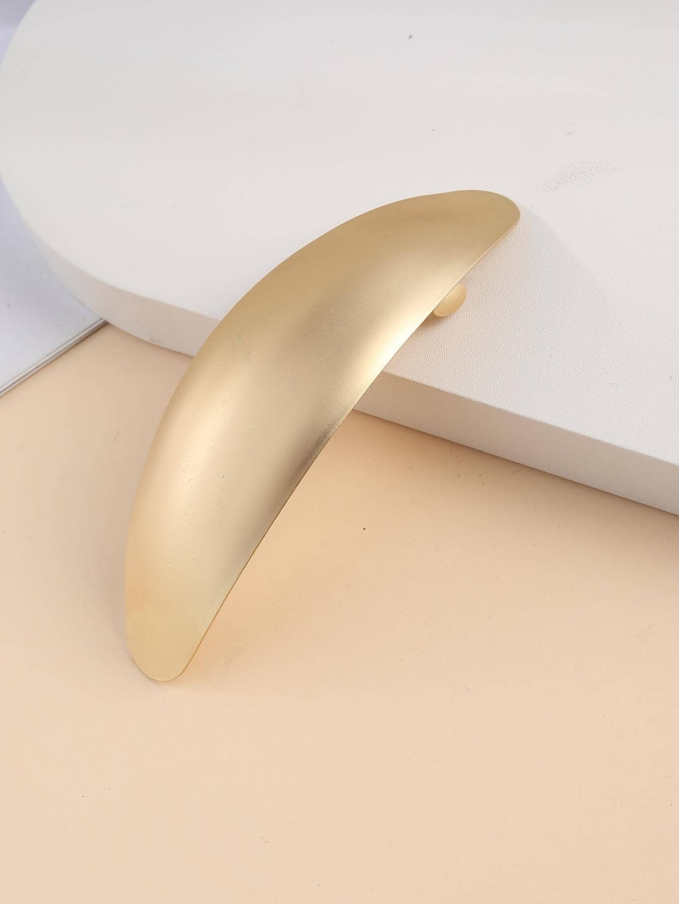Gylden Metal Patent Hårspænde