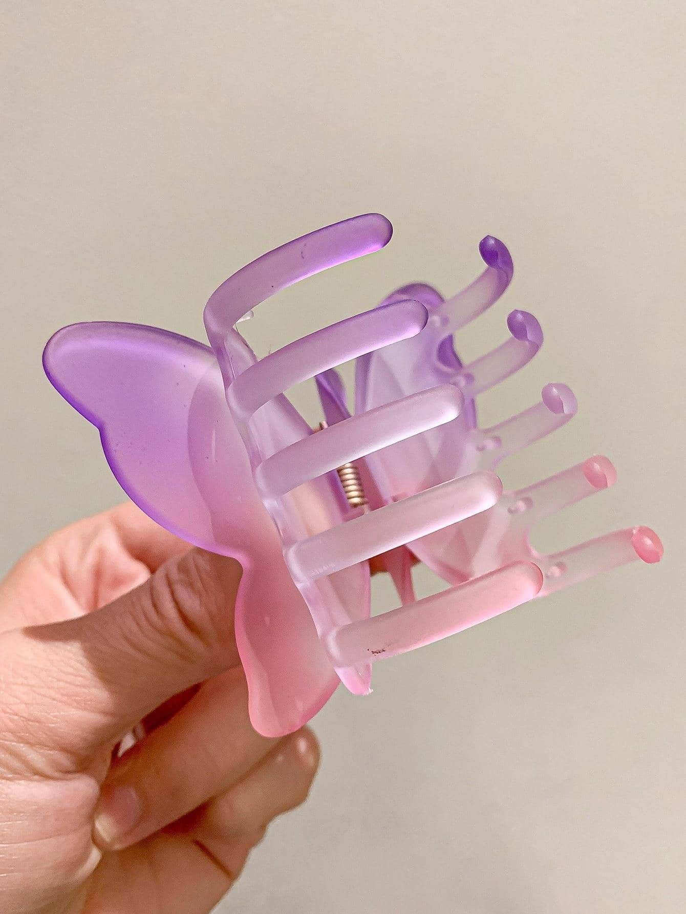 Purple Butterfly Hair Clip