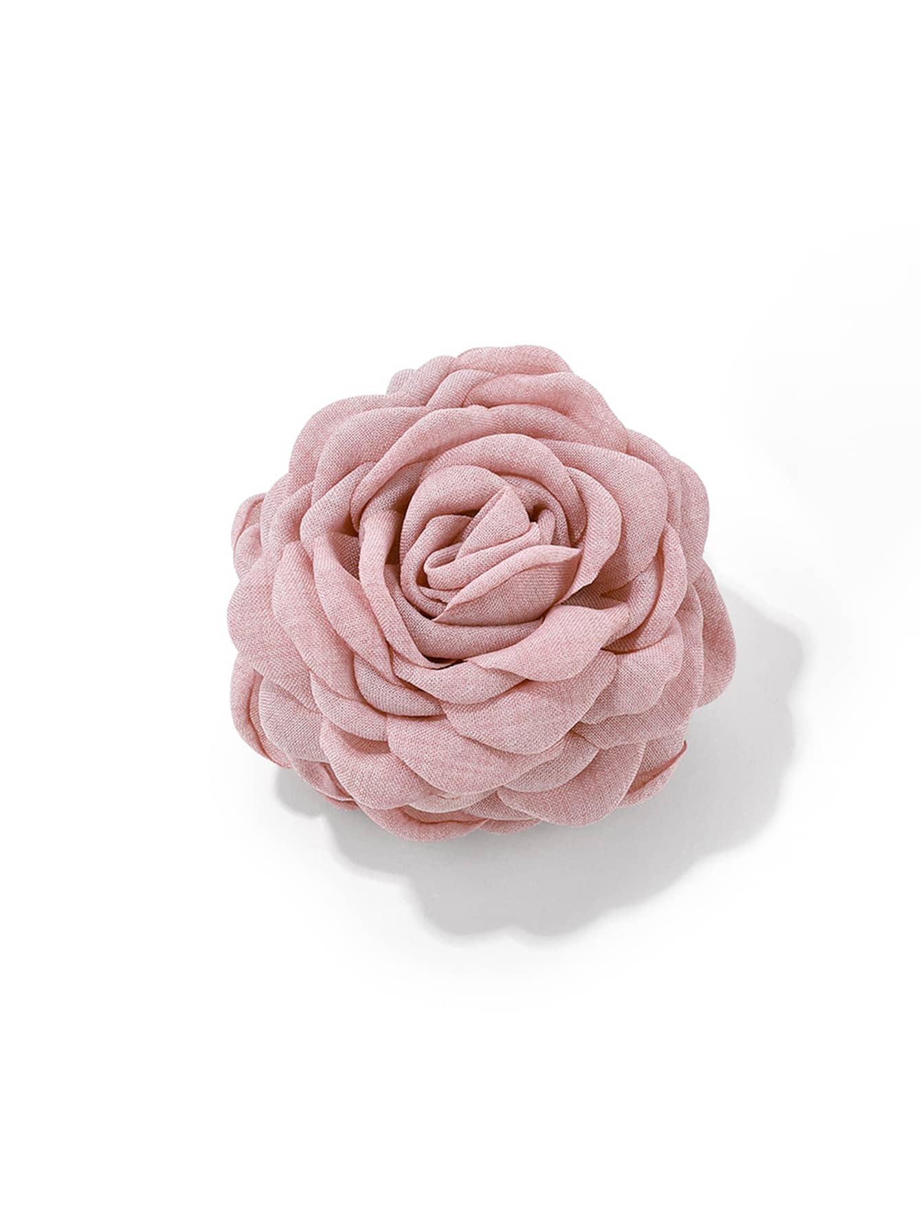 Hårklemme med Stof Blomst - i Rosa