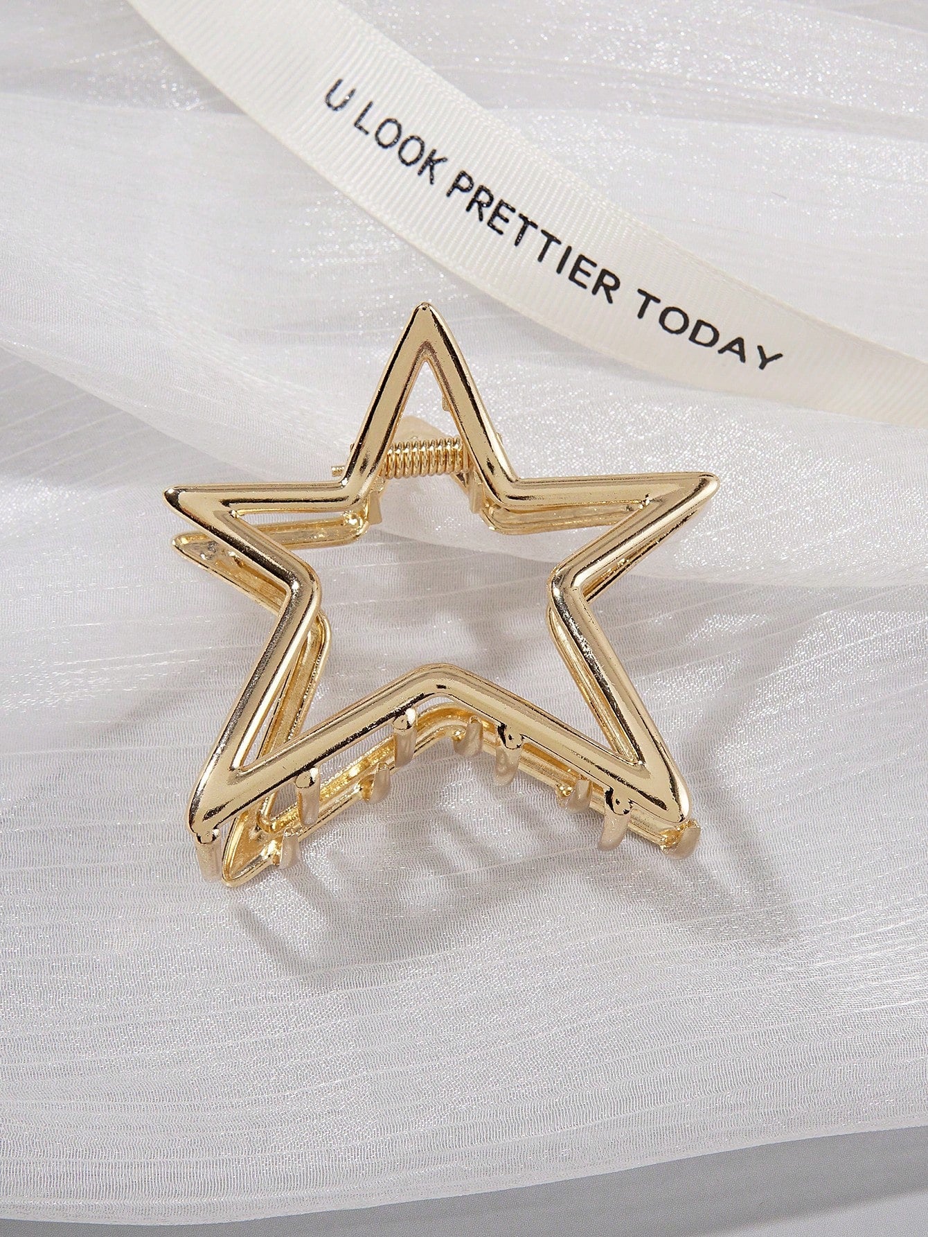 Gylden Stjerne Hårklemme