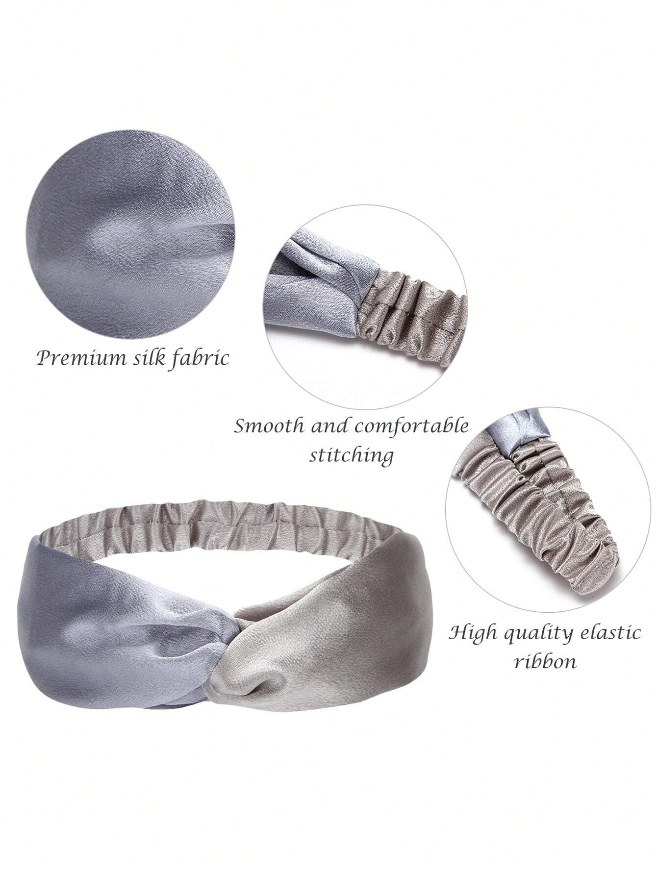 4 Stk Hårbånd med Snoning - i Skønne Farve Kombinationer