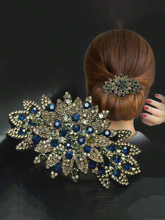 Stort PatentspĂŠnde med Blomst & Perler