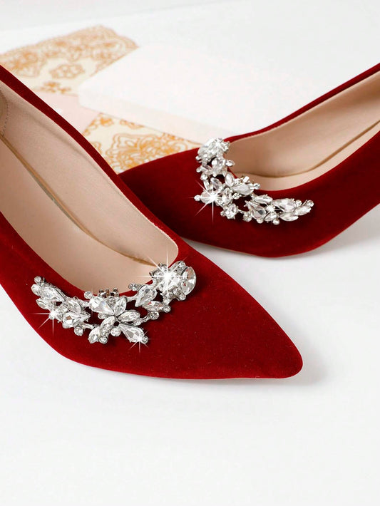 SĂžlv Sko Smykker med Krystalperler