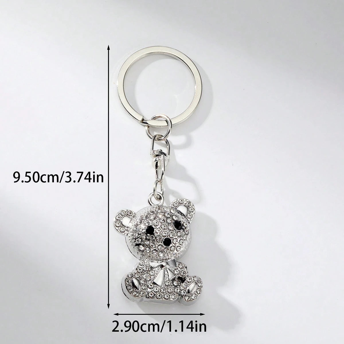 Nøglering med Bamse & Krystalperler