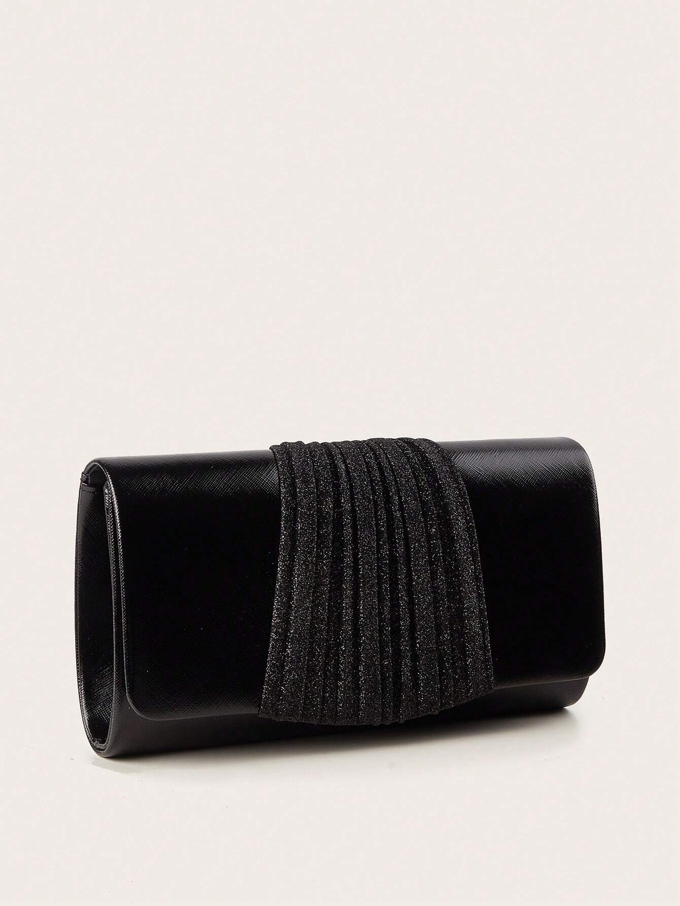 Clutch Taske - i Sort & Glitter