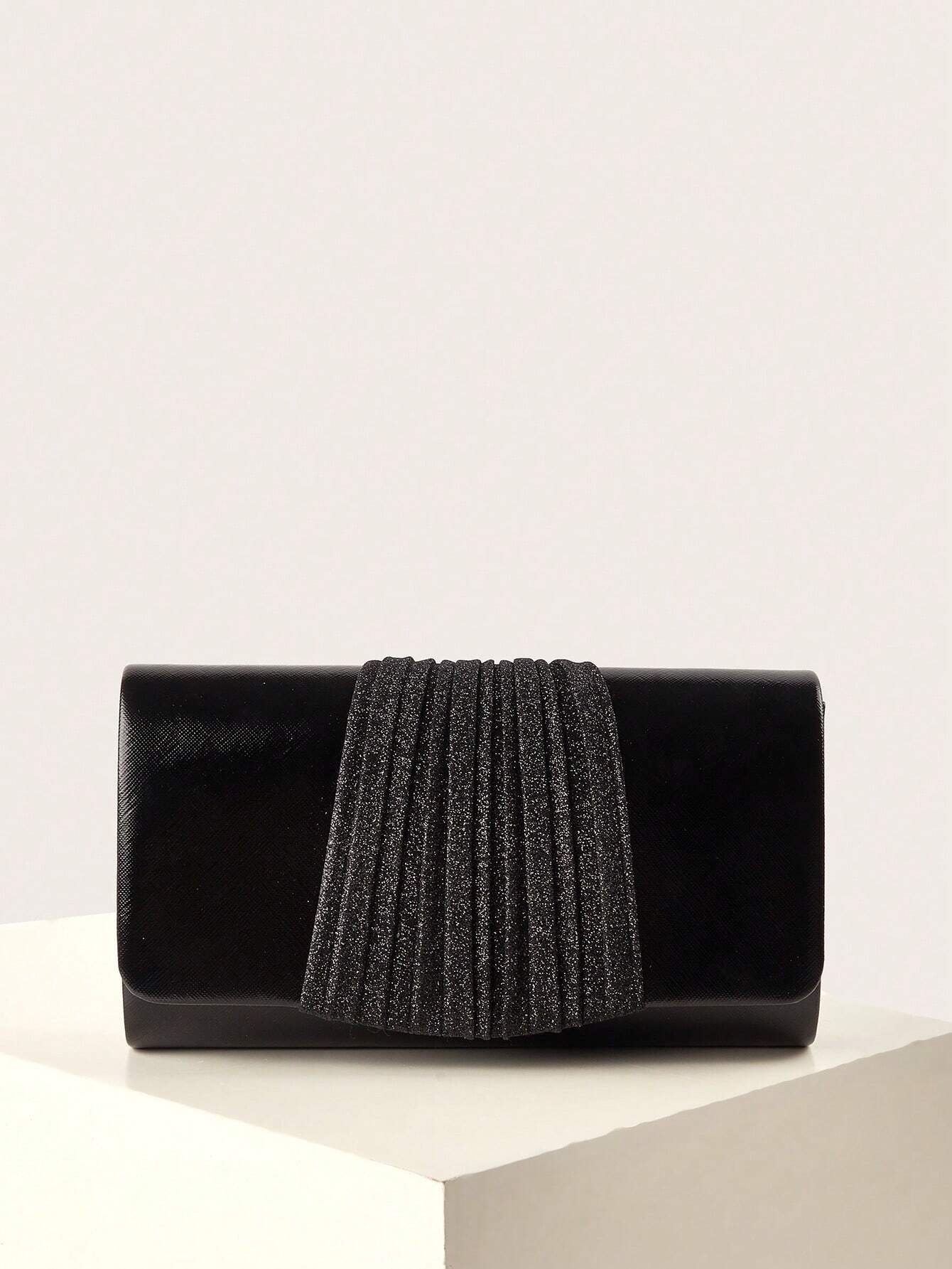 Clutch Taske - i Sort & Glitter