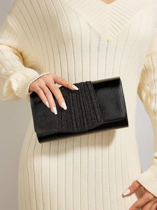 Clutch Taske - i Sort & Glitter