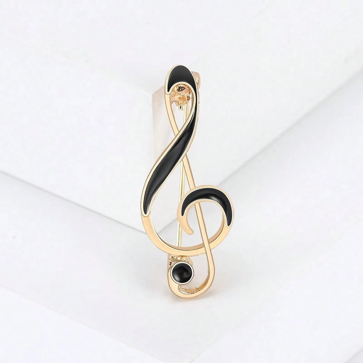 Gylden Broche med Node