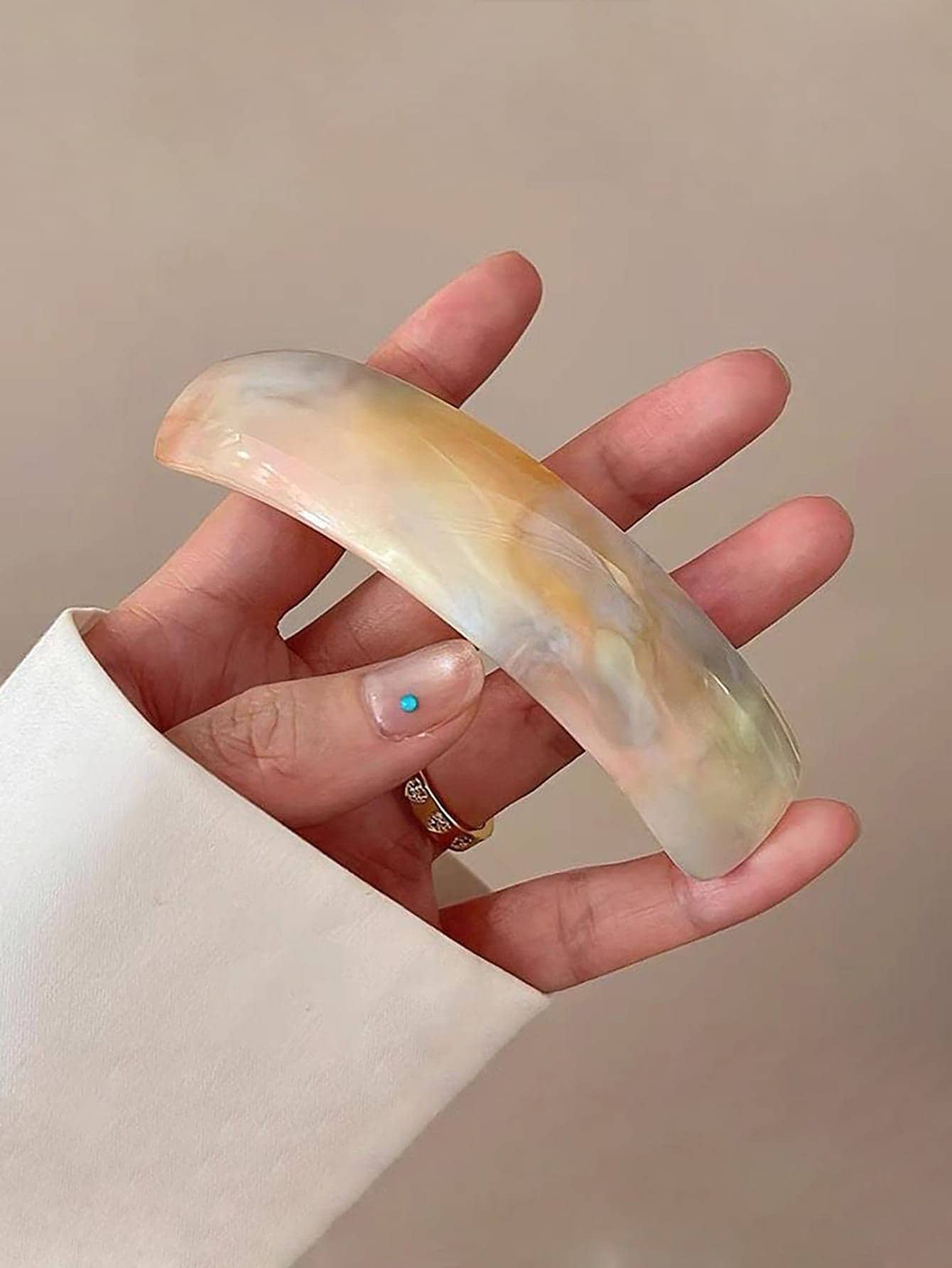 Curved French Patent Hair Clip - in Bright Colors