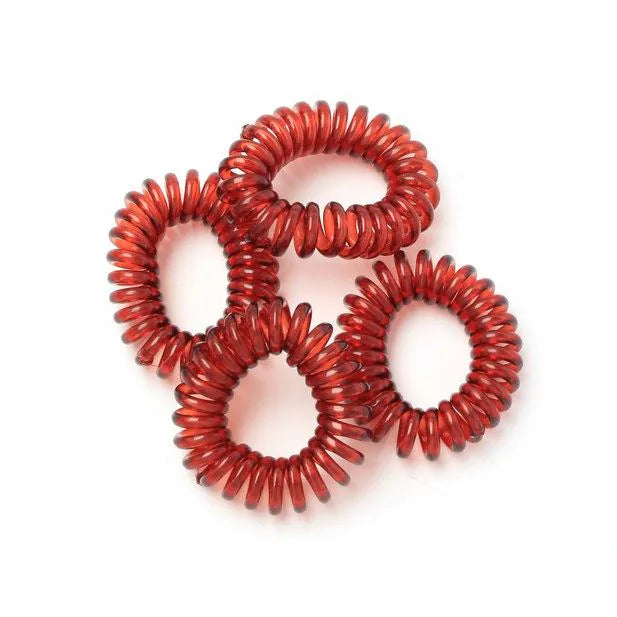 Gummi Spiral Elastikker i Brun