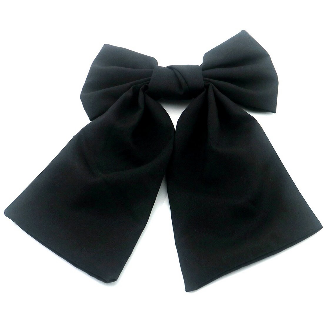 Stor Sort Sløjfe- Hårsløjfe på Næbklemme