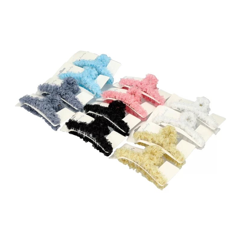 HÄrklemme med Chiffon Stof