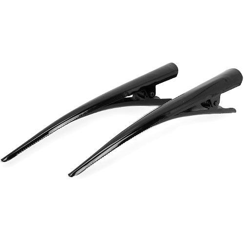 2 stk Store Mega-Næbklemmer i Sort Metal - 13 cm - SofiaGaver.dk