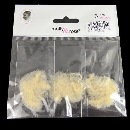 3 stk Hårnet til Knold - i Blond - SofiaGaver.dk