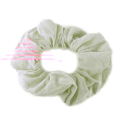 Scrunchie Hårelastik i Lyserød Bomuld - SofiaGaver.dk