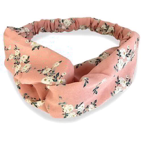 Hårbånd med Blomsterprint & Snoning - SofiaGaver.dk