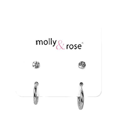 2 SĂŠt Ăreringe - i SĂžlv - SofiaGaver.dk