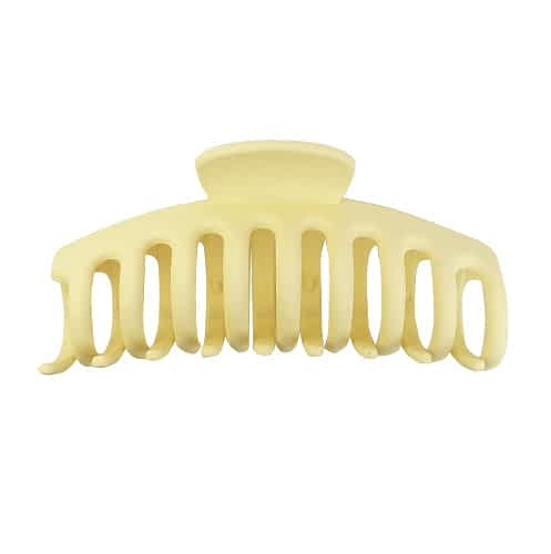 Ekstra Stor HÄrklemme - i Lys Gul - SofiaGaver.dk