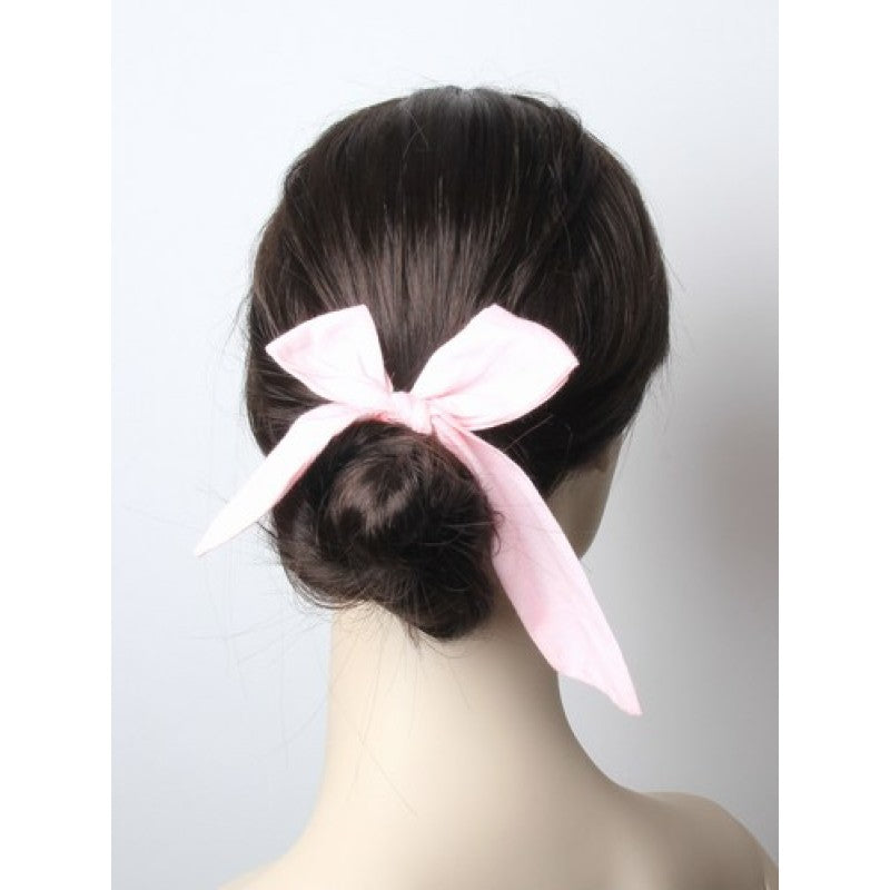 Hair Tie - Binde Hårbånd - i Lys Grå Bomuld - SofiaGaver.dk