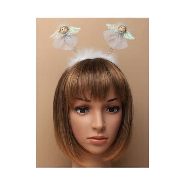 Hårbøjle med Engle - i Sølv - SofiaGaver.dk