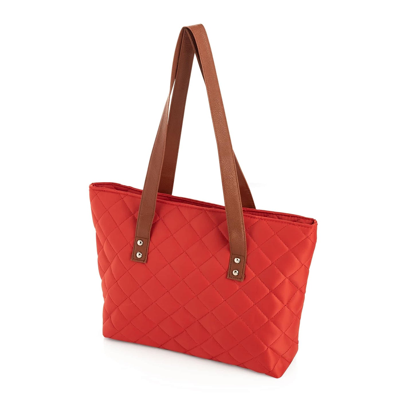 Stor Polstret Skuldertaske i Rød - SofiaGaver.dk