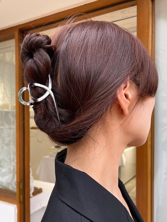 SÞlv Metal-HÄrklemme med Snoning - SofiaGaver.dk