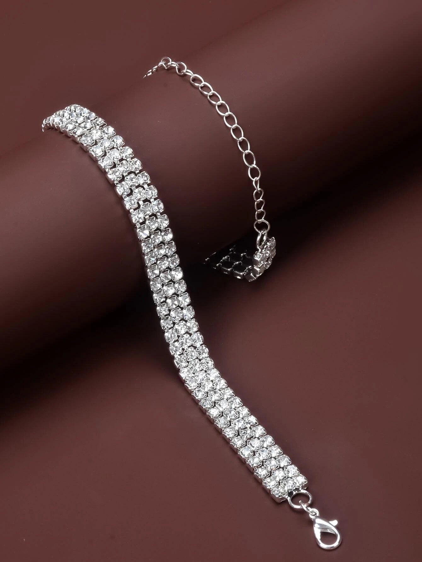 Choker Halskæde med Krystalperler - SofiaGaver.dk