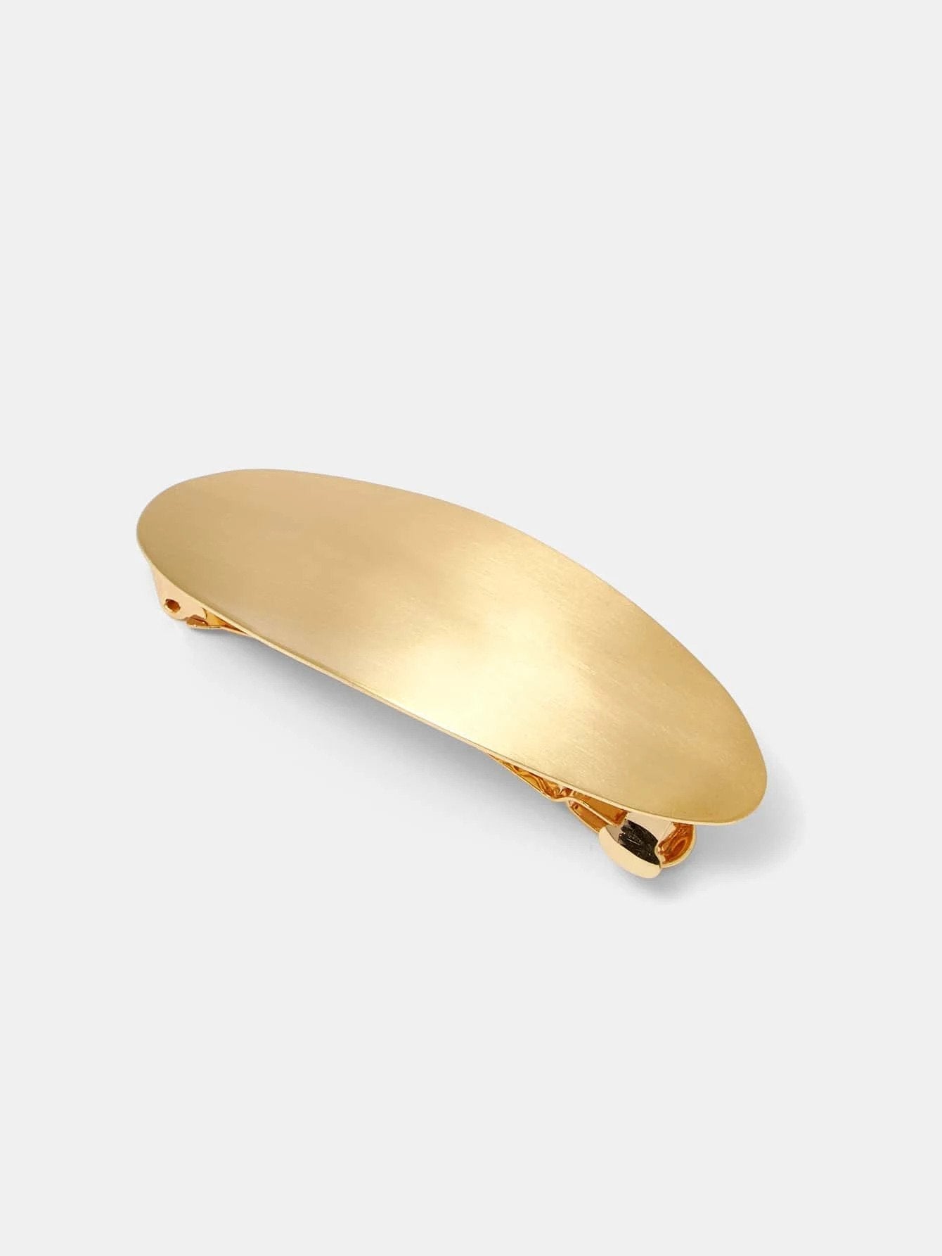 Gylden Metal Patent Hårspænde