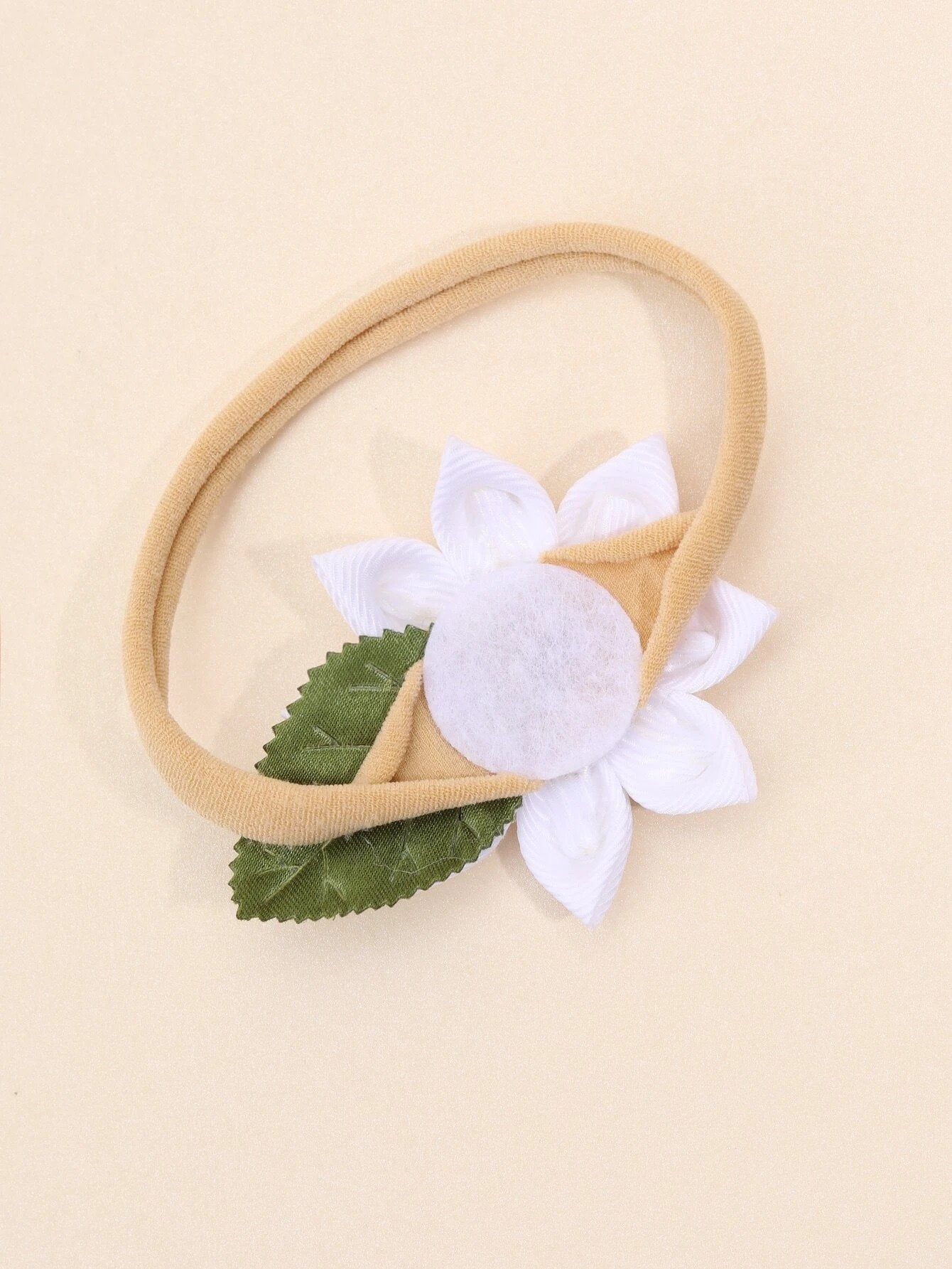 Baby Hårbånd med Marguerit Blomst - SofiaGaver.dk