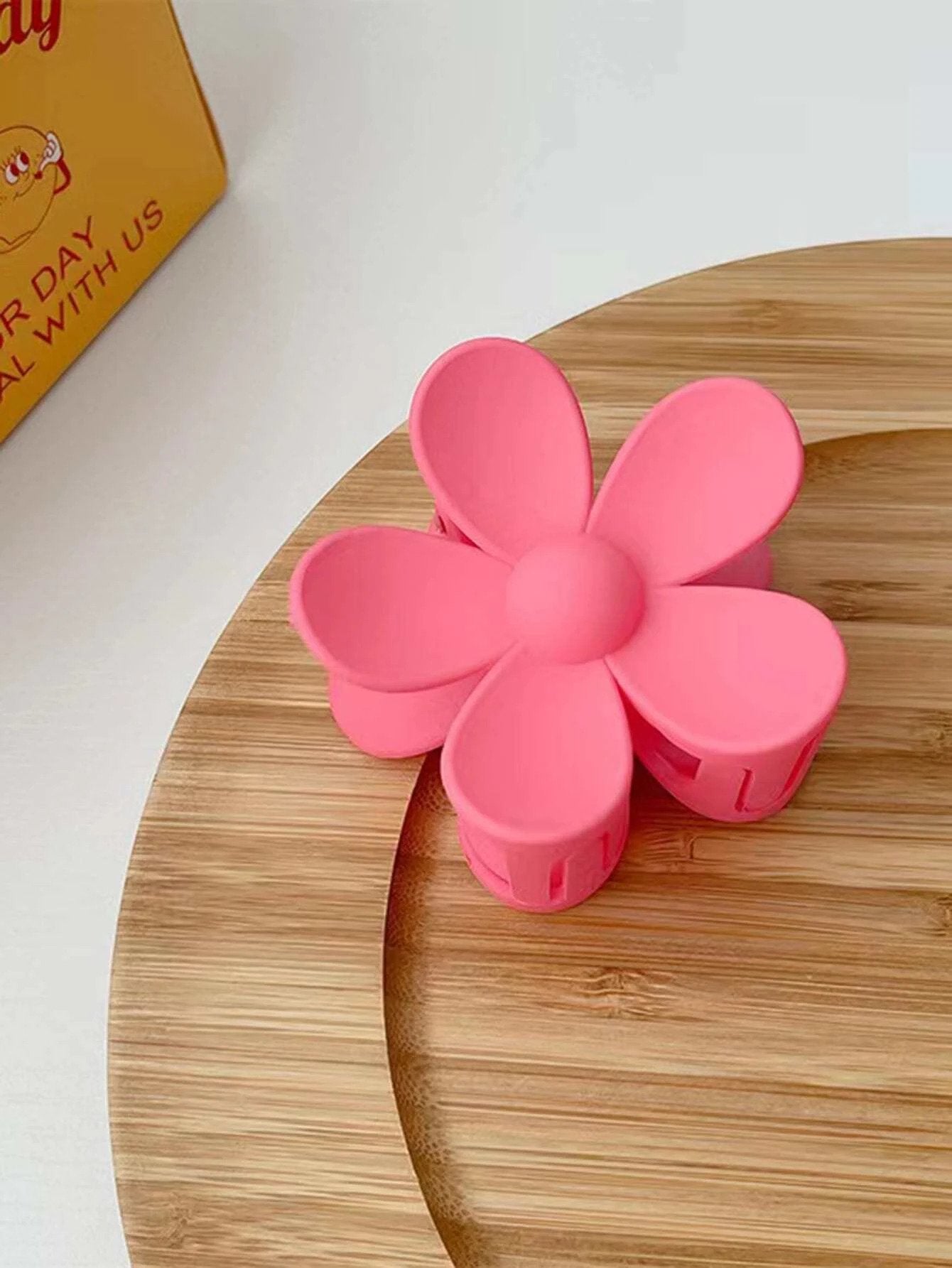 Hårklemme i Blomster-Design - i Lyserød - SofiaGaver.dk