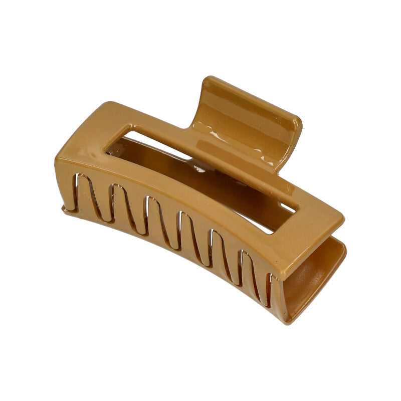 HÄrklemme - RektangulÊr Design - i Lys Brun - SofiaGaver.dk