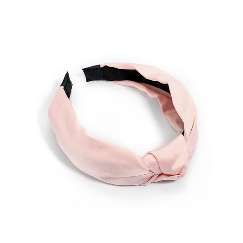 Hårbøjle med Knude Design - i Lys Rosa - SofiaGaver.dk