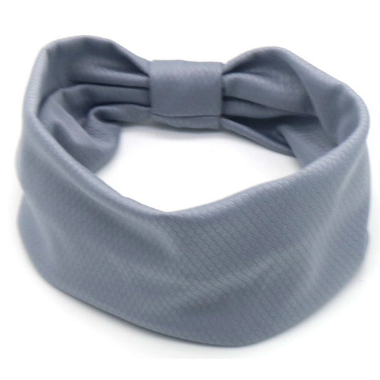 Bredt Hårbånd - i Grå