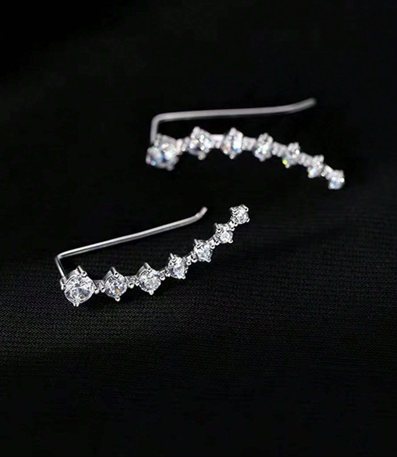 Øreringe med Krystalperler 