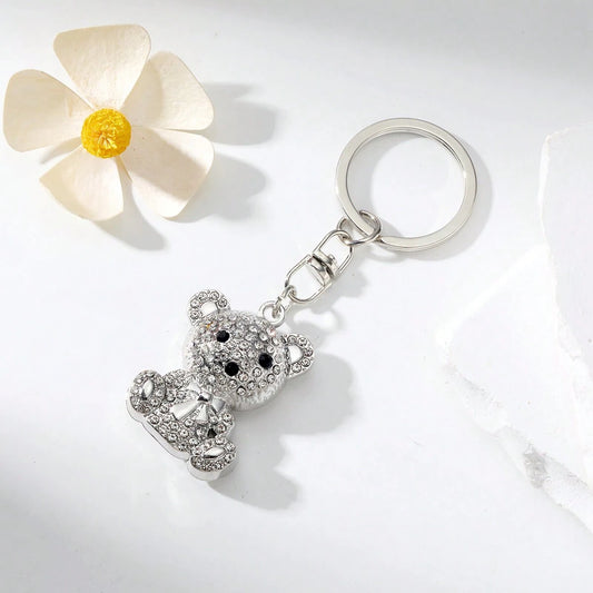 Nøglering med Bamse & Krystalperler