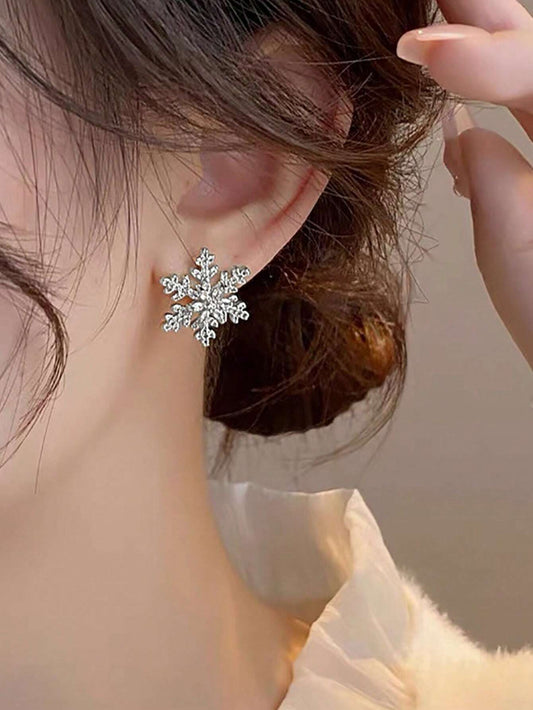 Øreringe med Snefnug