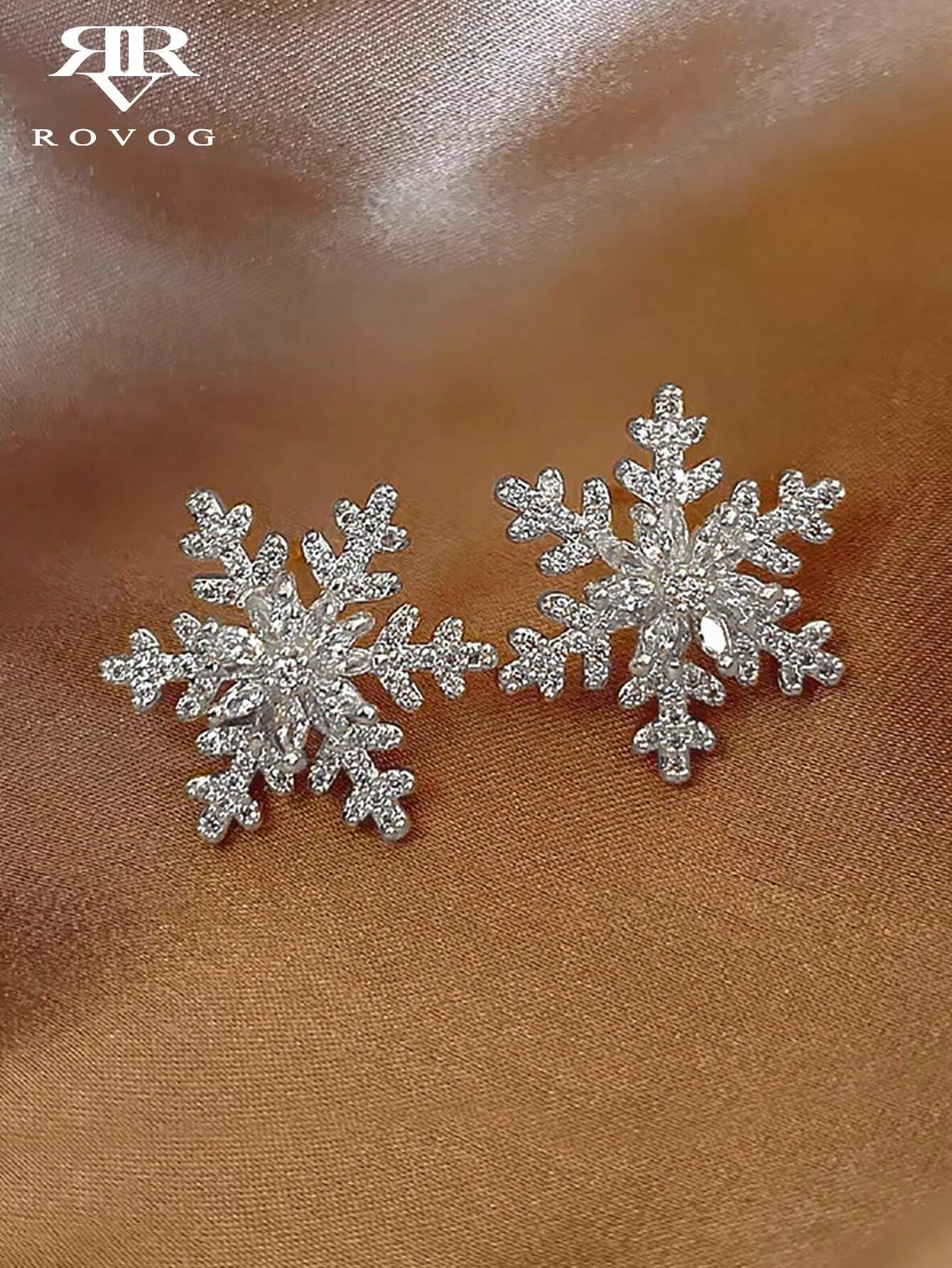 Øreringe med Snefnug