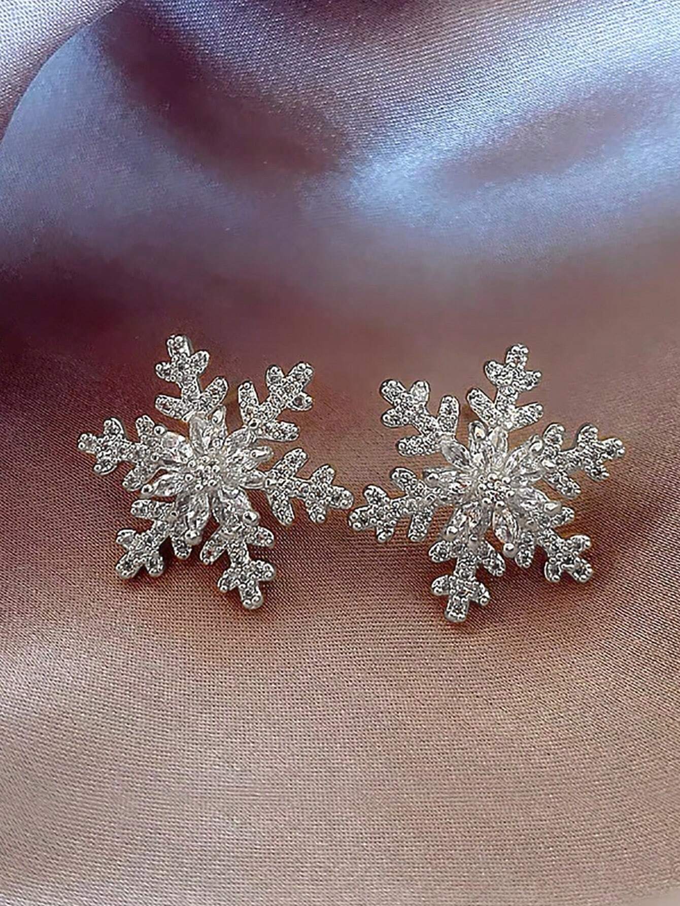 Øreringe med Snefnug