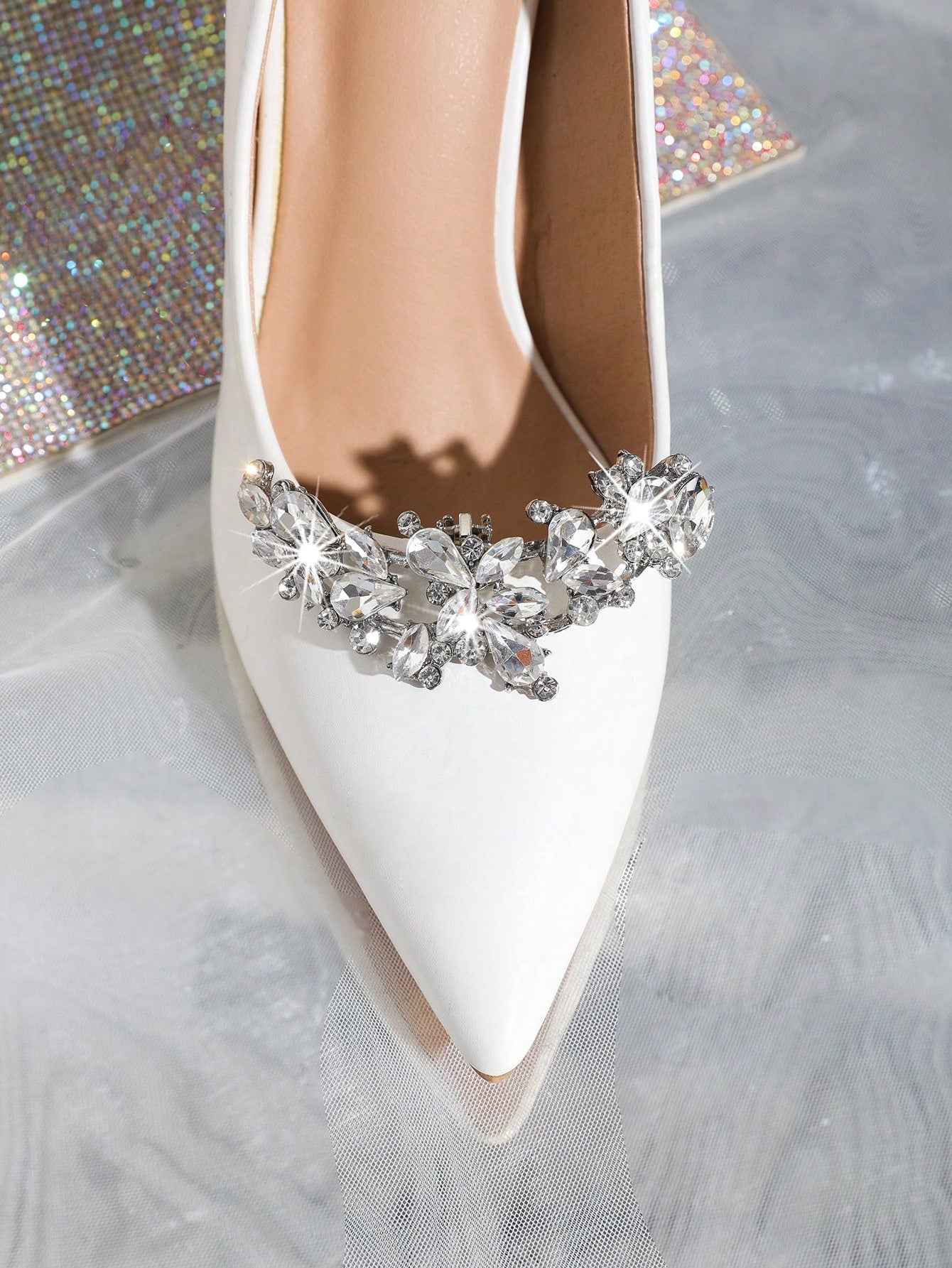 Sølv Sko Smykker med Krystalperler