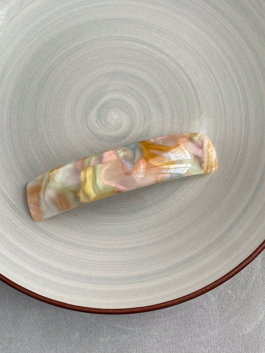 Curved French Patent Hair Clip - in Bright Colors