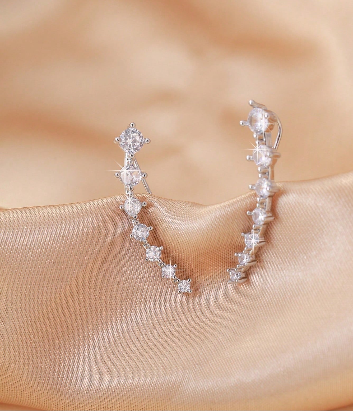 Øreringe med Krystalperler 