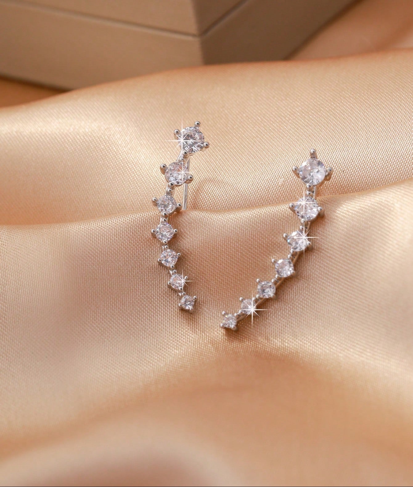 Øreringe med Krystalperler 