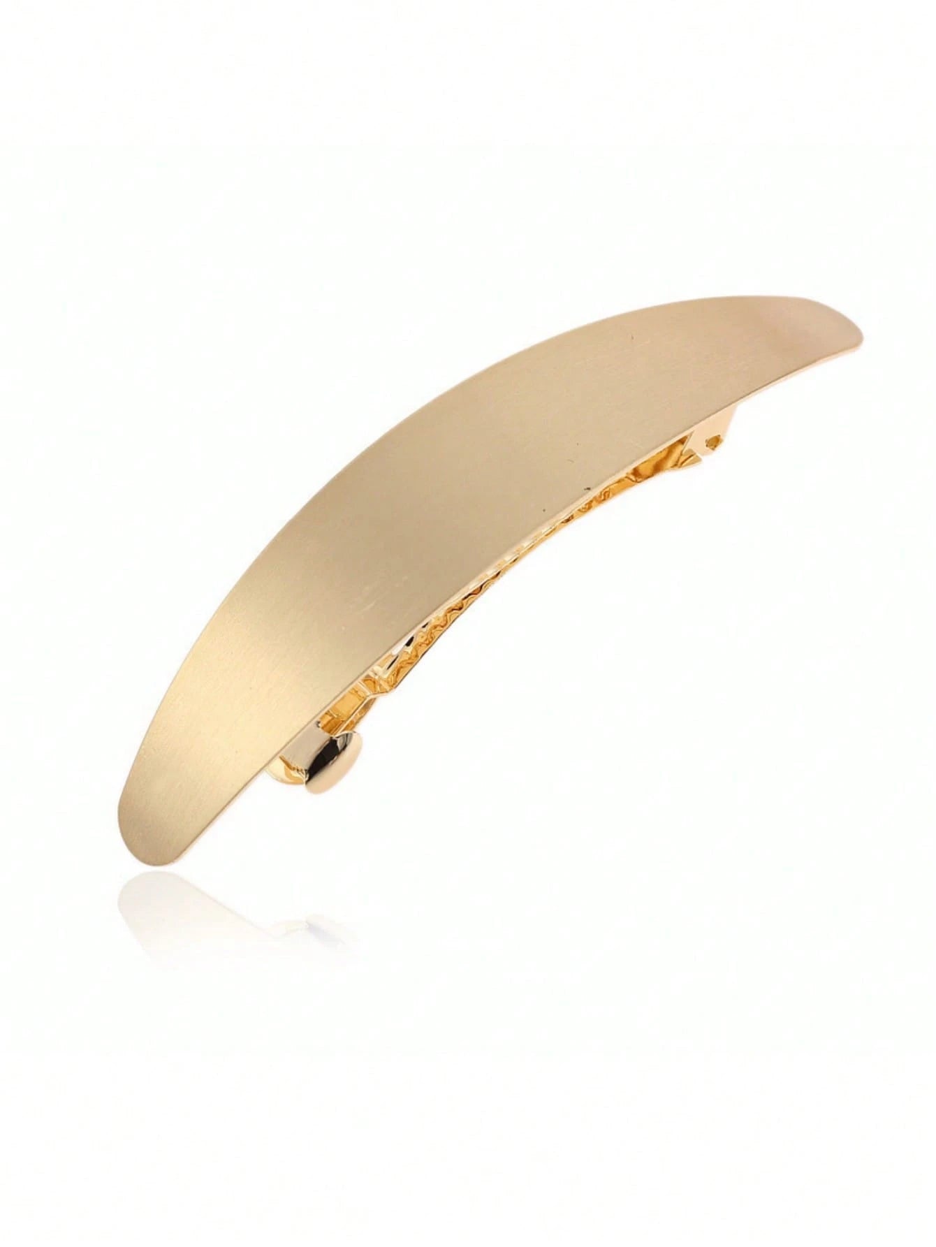 Langt Patent Hårspænde - i Guld 