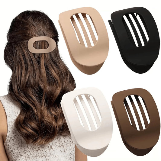 4 Pieces Hair Clips - in Neutral Colors