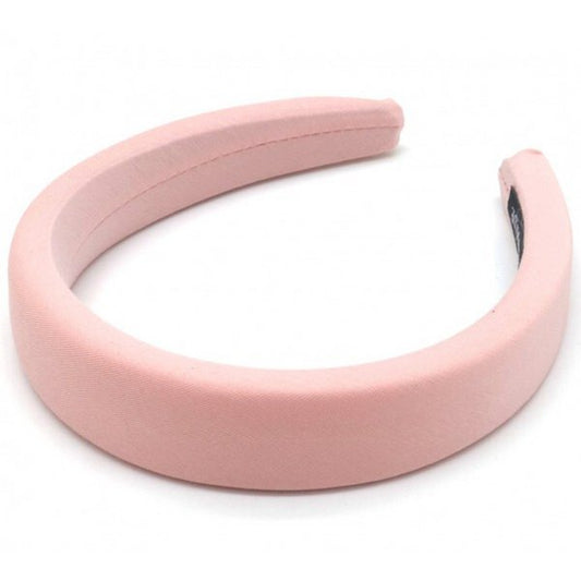 Lyserød Hårbøjle - Polstret