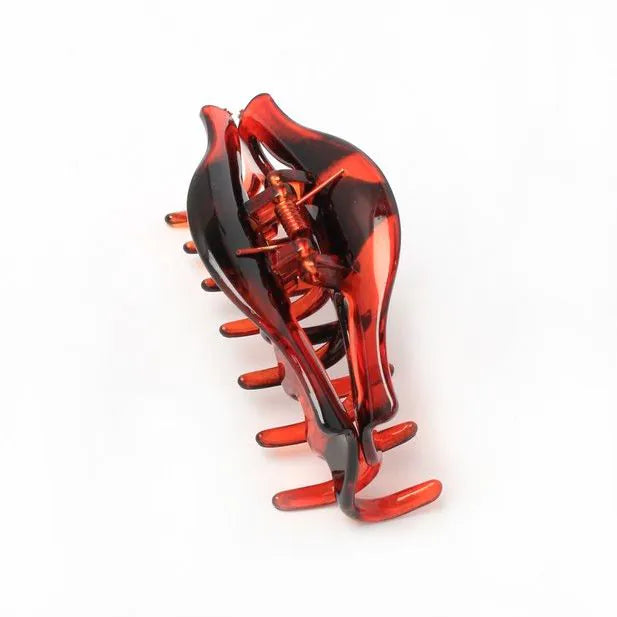 Brun Hårklemme med Tortoise Effekt