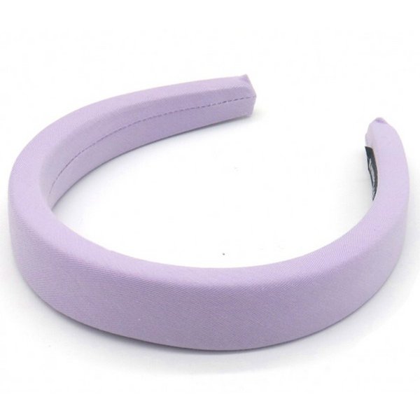 Lys Lilla Hårbøjle - Polstret