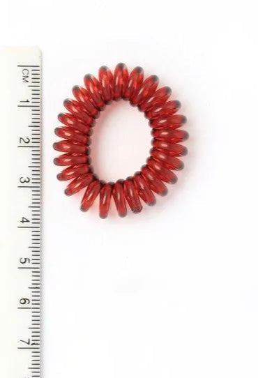 Gummi Spiral Elastikker i Brun 