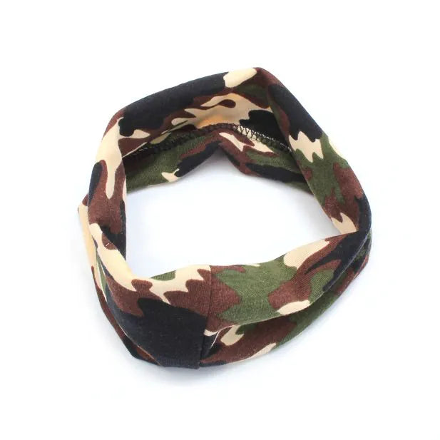 Hårbånd i Camouflage Mønster